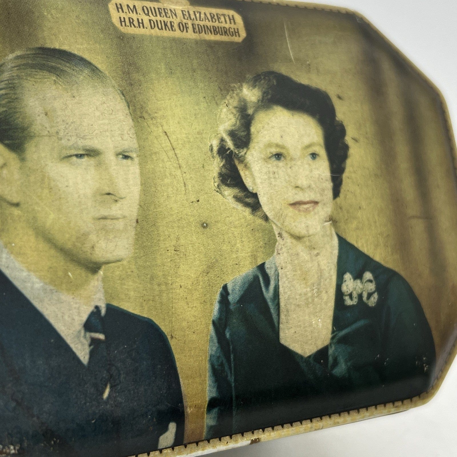 Antica Scatola in latta inglese incoronazione Regina Elisabetta II 1953 Reale XX Categoria  Collezionismo:Collezioni diverse:Scatole di latta