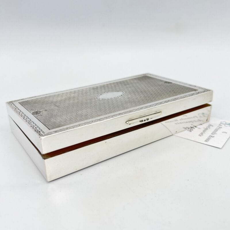Antica Scatola portagioie in Argento 800 contenitore portasigarette anni 60 70 Categoria  Sheffield & Argento