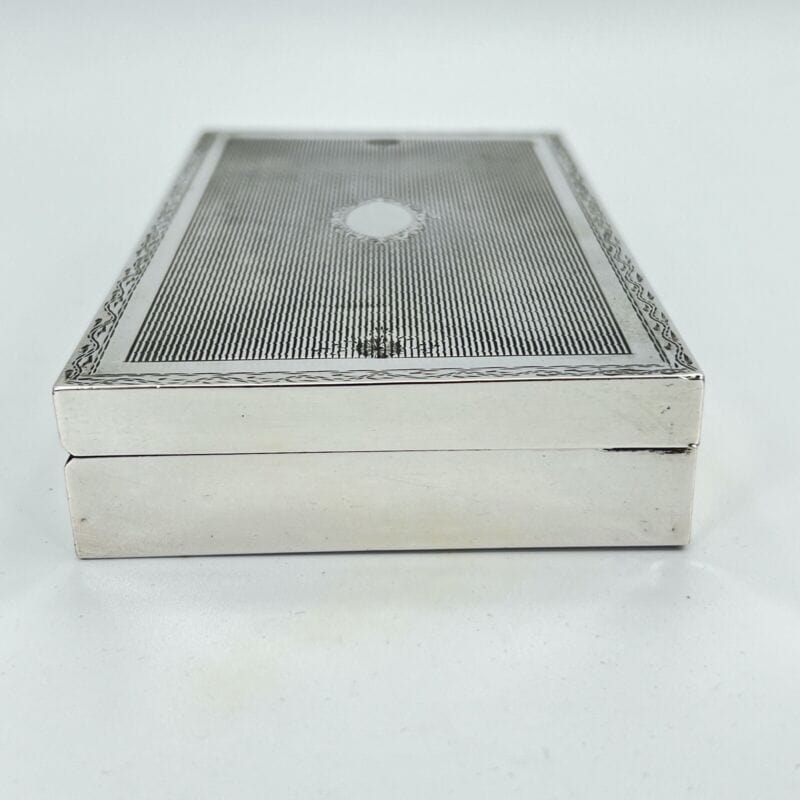 Antica Scatola portagioie in Argento 800 contenitore portasigarette anni 60 70 Categoria  Sheffield & Argento