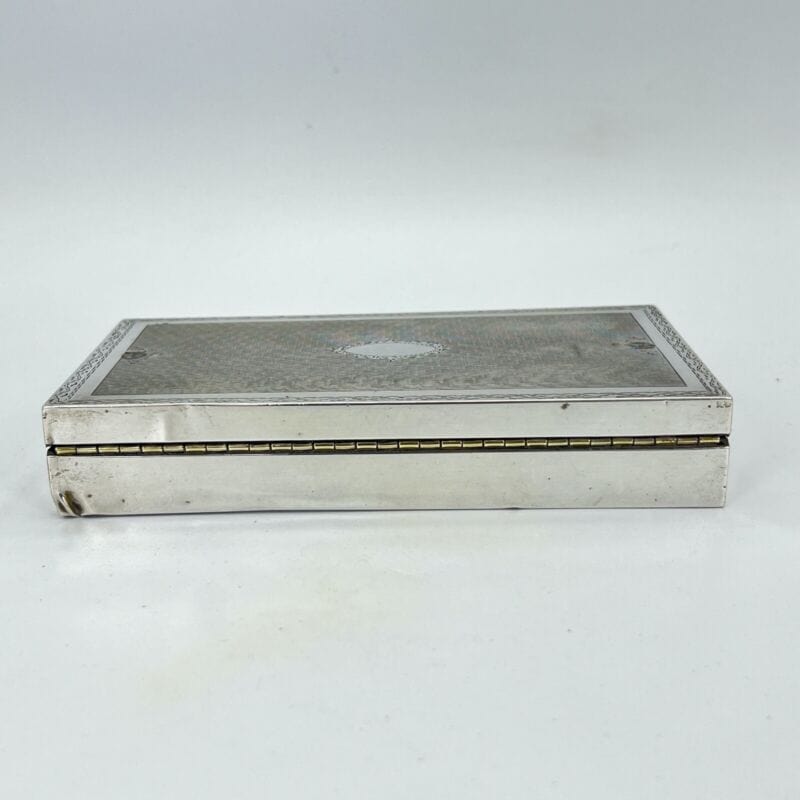 Antica Scatola portagioie in Argento 800 contenitore portasigarette anni 60 70 Categoria  Sheffield & Argento