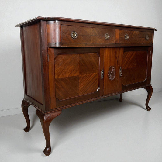 Antica Servante Credenza anni 20 stile Queen Anne sideboard Mobile Bagno inglese Categoria  Servante - Servantini