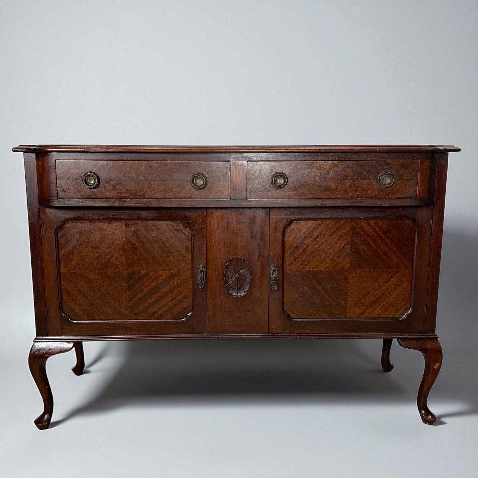 Antica Servante Credenza anni 20 stile Queen Anne sideboard Mobile Bagno inglese Categoria  Servante - Servantini