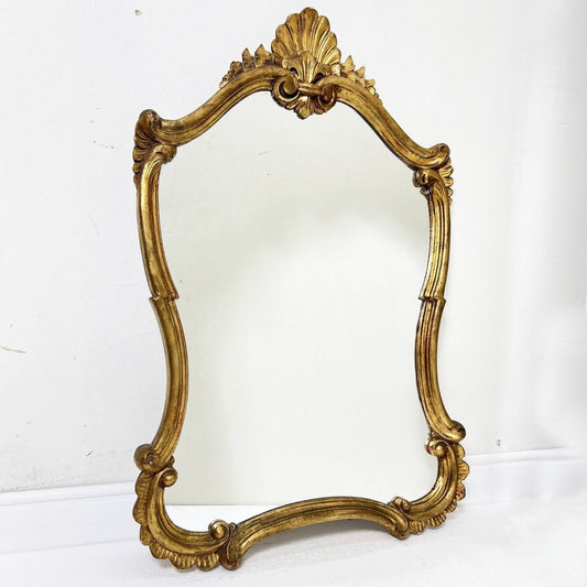 Antica Specchiera Liberty vecchio Specchio con cornice intagliata in legno e oro Categoria  Specchi e Cornici