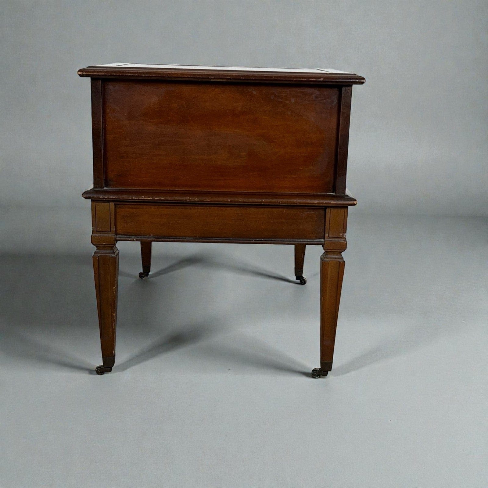 Antica tavolino da Salotto stile Scaletta biblioteca libreria scala legno pelle Categoria  Sgabelli - Pouf - Poggiapiedi