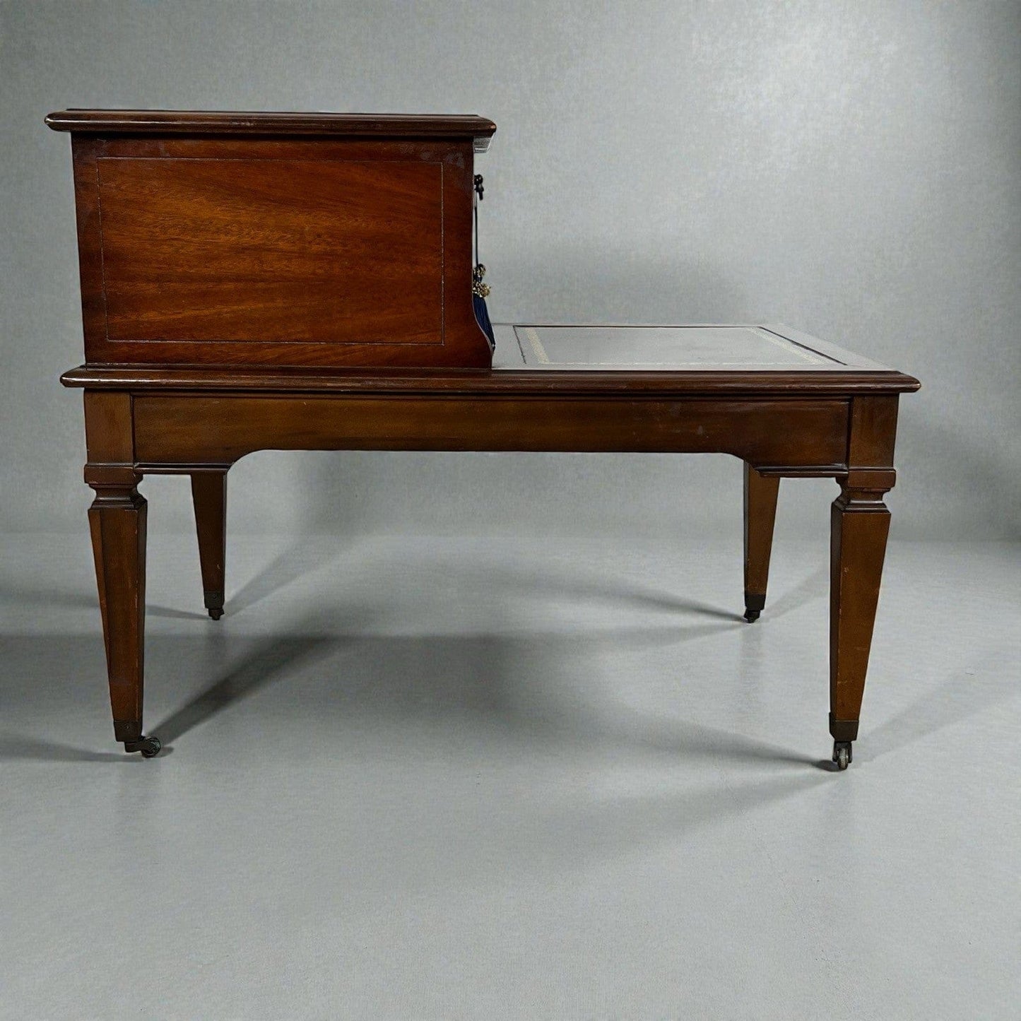 Antica tavolino da Salotto stile Scaletta biblioteca libreria scala legno pelle Categoria  Sgabelli - Pouf - Poggiapiedi