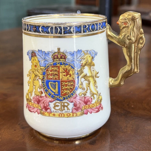 Antica Tazza da the in ceramica Inglese Re Edoardo VIII Casa Reale commemorativa Categoria  Boccali