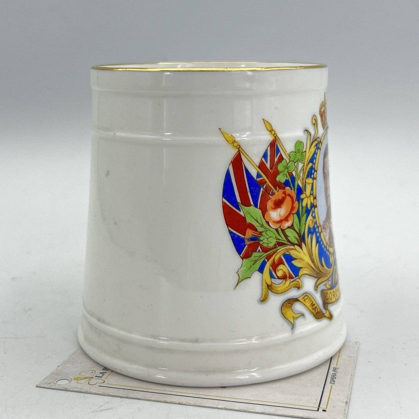 Antica Tazza da the in ceramica Inglese Re Edoardo VIII Casa Reale commemorativa Categoria  Arte e antiquariato:Porcellana e ceramica:Altro porcellana e ceramica