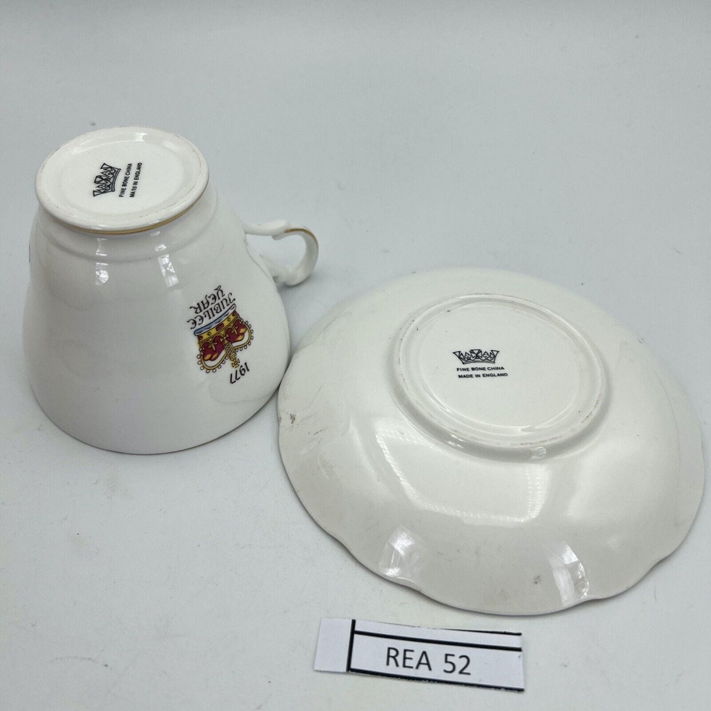 Antica Tazza da the Inglese Regina Elisabetta II Casa Reale commemorativa 1977 Categoria  Boccali