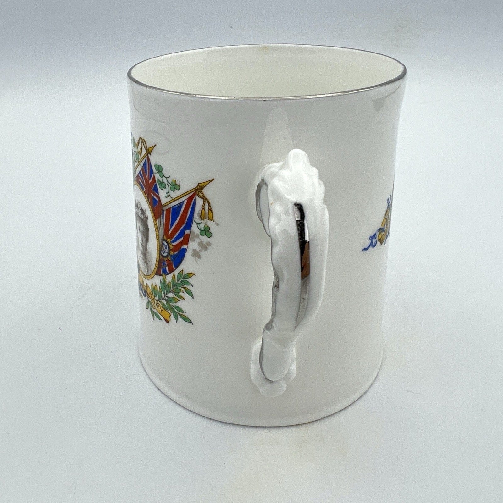 Antica Tazza Mug in porcellana Inglese Re Giorgio V Casa Reale commemorativa XX Categoria  Arte e antiquariato:Porcellana e ceramica:Altro porcellana e ceramica