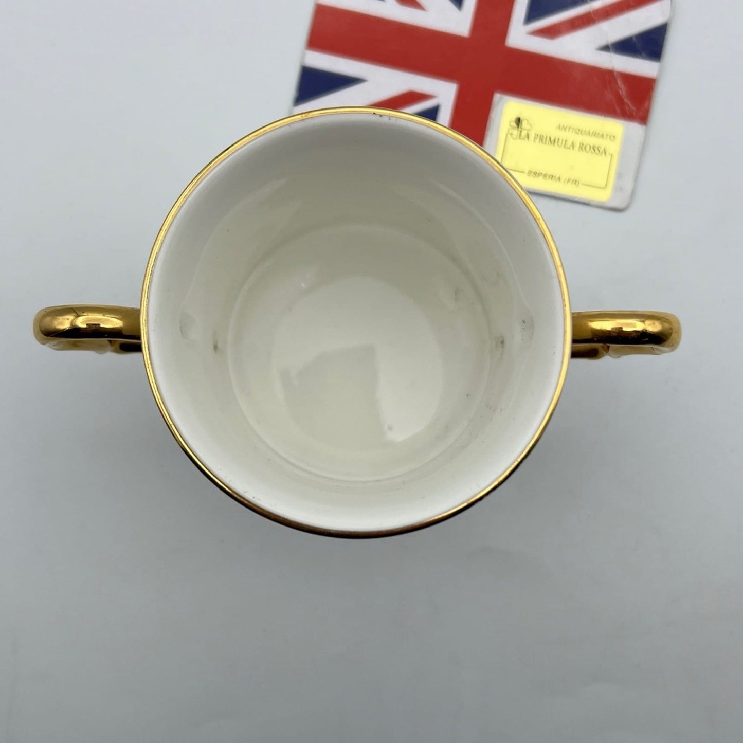 Antica Tazza Mug Inglese Regina Elisabetta II Casa Reale 50° anniversario 2002 Categoria  Boccali