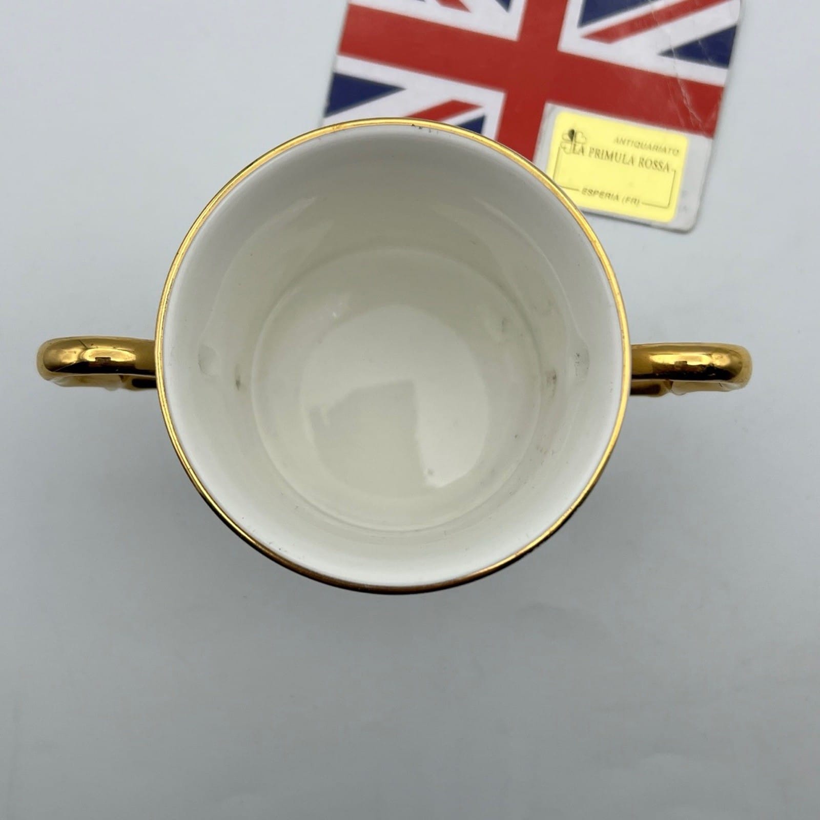 Antica Tazza Mug Inglese Regina Elisabetta II Casa Reale 50° anniversario 2002 Categoria  Boccali