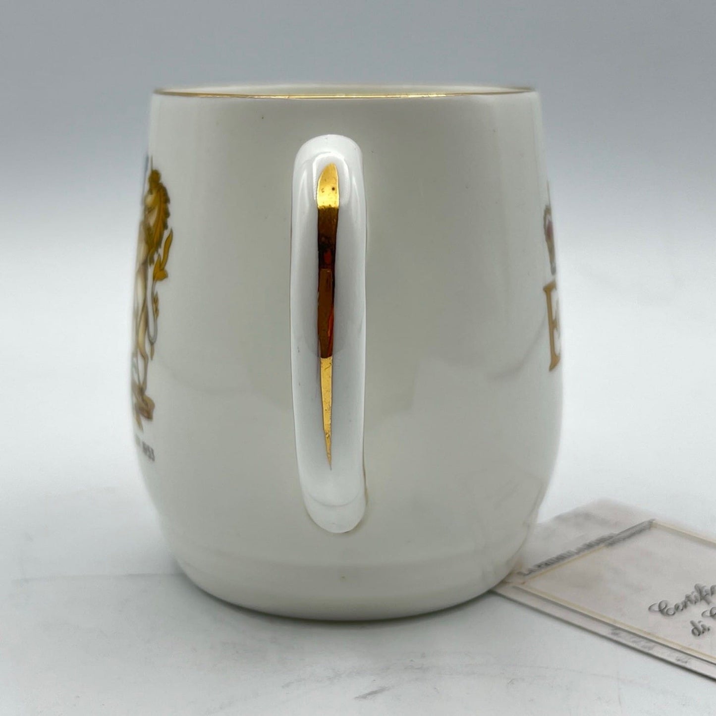 Antica Tazza Mug Inglese Regina Elisabetta II Casa Reale commemorativa 1953 Categoria  Boccali