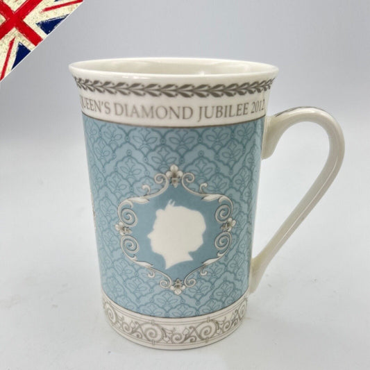 Antica Tazza Mug Inglese Regina Elisabetta II Casa Reale commemorativa GIUBILEO Categoria  Boccali