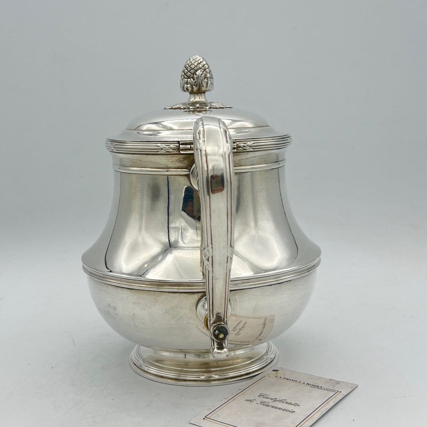 Antica Teiera in argento Placcato Punzonata Christofle Silver Plate epoca '800 Categoria  Sheffield & Argento