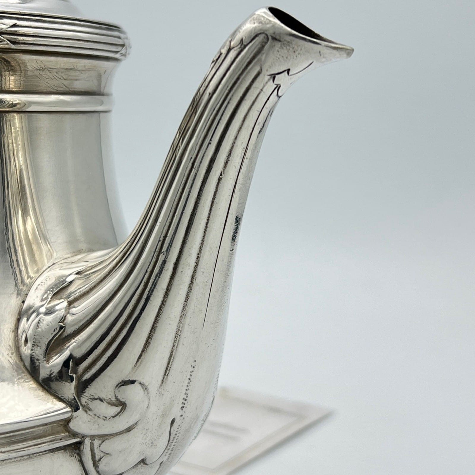Antica Teiera in argento Placcato Punzonata Christofle Silver Plate epoca '800 Categoria  Sheffield & Argento