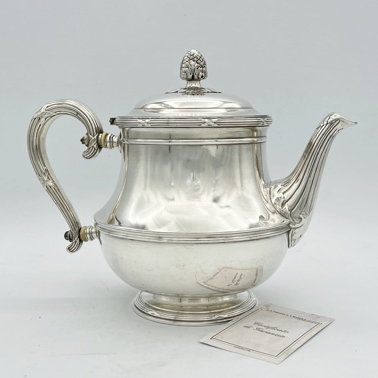 Antica Teiera in argento Placcato Punzonata Christofle Silver Plate epoca '800 Categoria  Sheffield & Argento