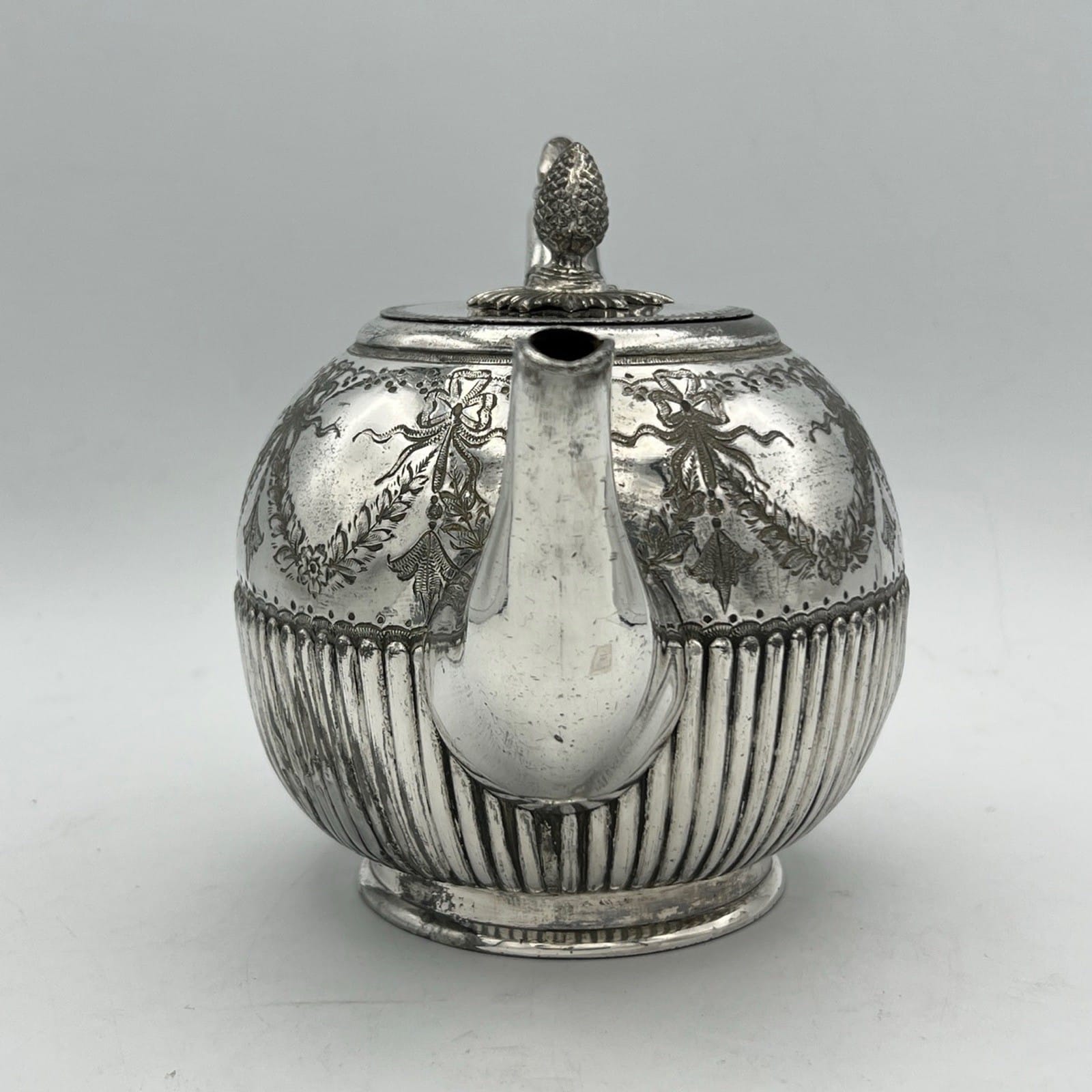Antica Teiera in Argento Sheffield silver plated caffettiera epoca 800 Inglese J Categoria  Sheffield & Argento