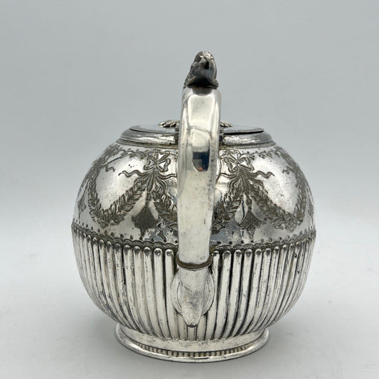 Antica Teiera in Argento Sheffield silver plated caffettiera epoca 800 Inglese J Categoria  Sheffield & Argento