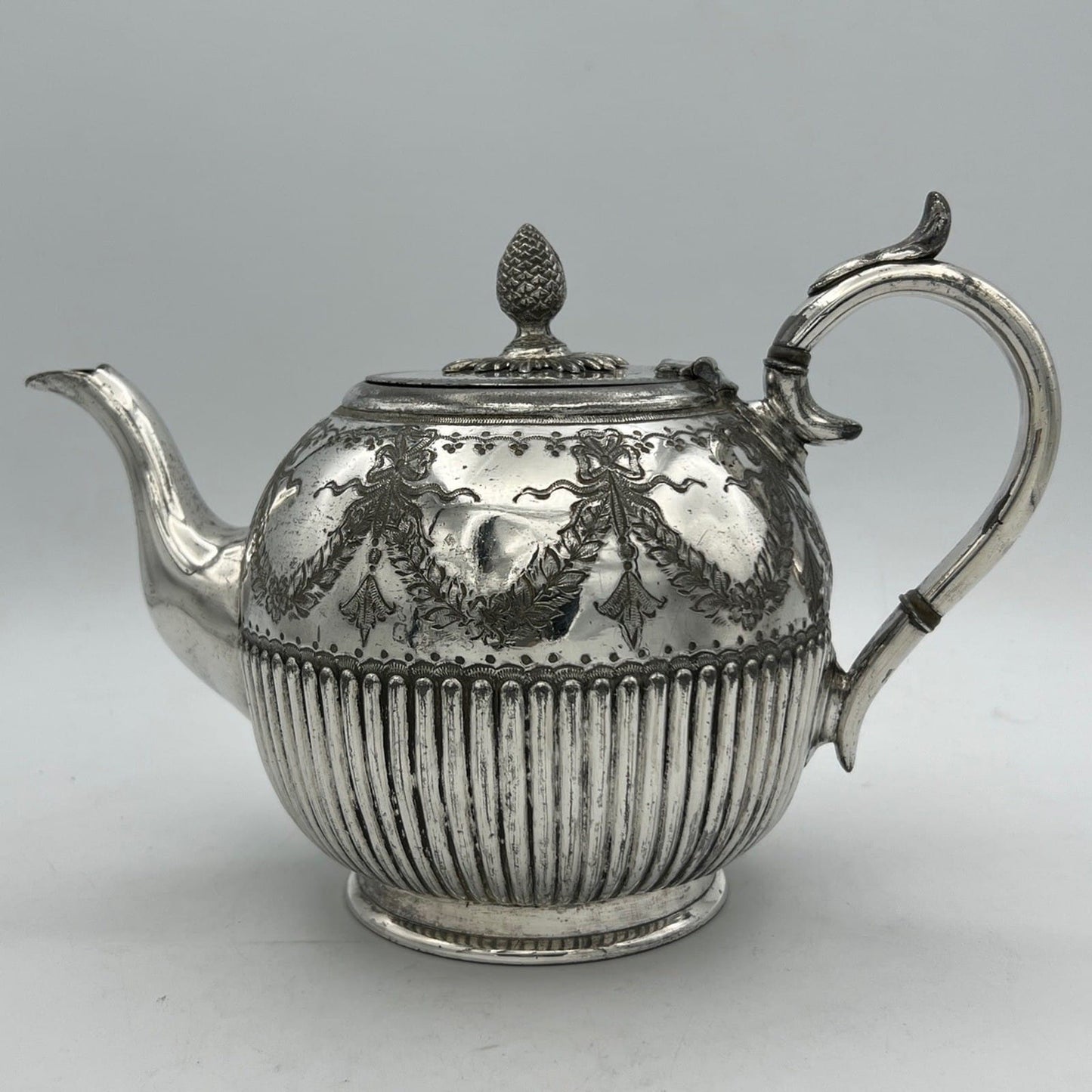 Antica Teiera in Argento Sheffield silver plated caffettiera epoca 800 Inglese J Categoria  Sheffield & Argento
