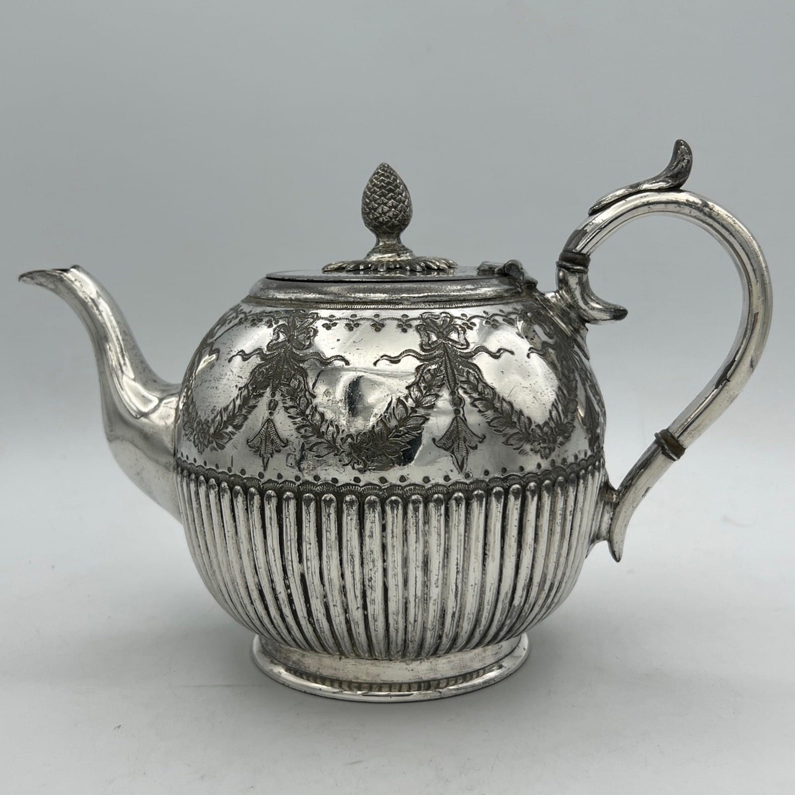Antica Teiera in Argento Sheffield silver plated caffettiera epoca 800 Inglese J Categoria  Sheffield & Argento
