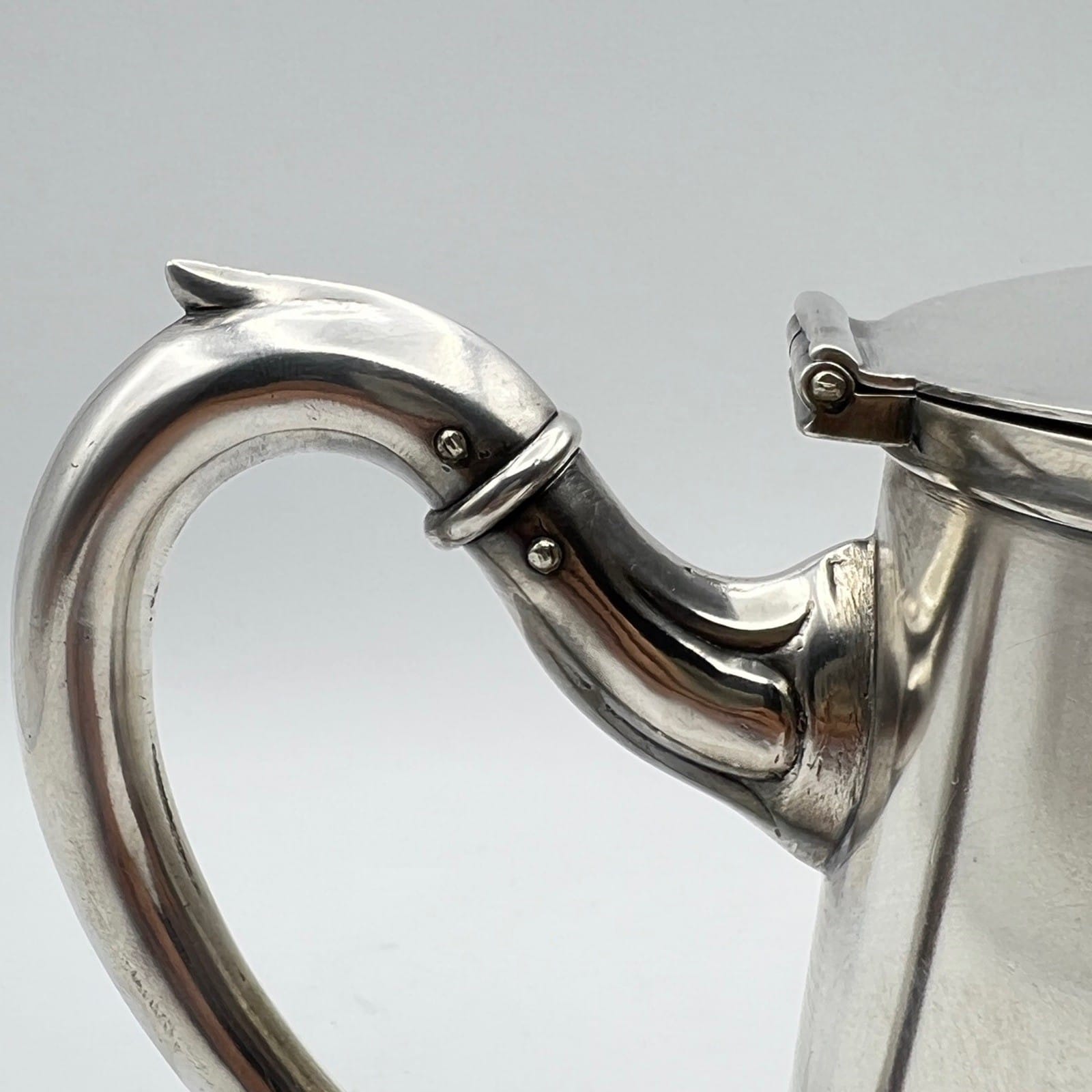 Antica Teiera in argento Silver plated Teiera sheffield Calderoni Caffettiera Categoria  Sheffield & Argento