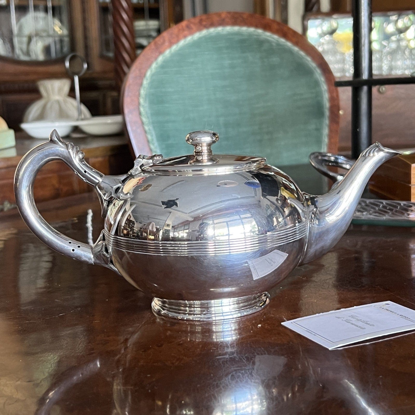 Antica Teiera inglese in argento silver plated sheffield caffettiera epoca 1930 Categoria  Sheffield & Argento
