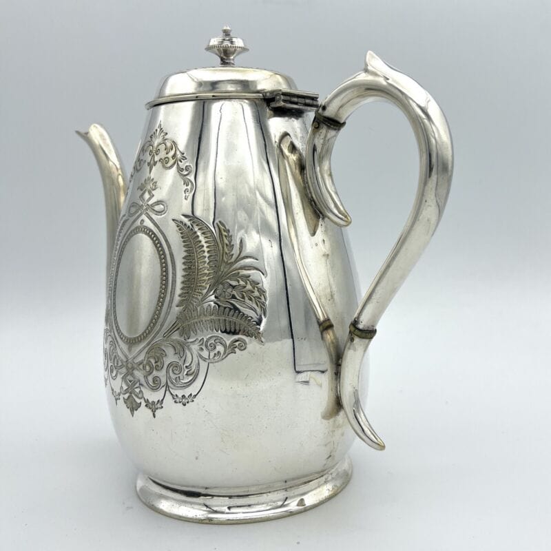 Antica Teiera inglese in argento silver plated sheffield caffettiera epoca 800 C Categoria  Sheffield & Argento