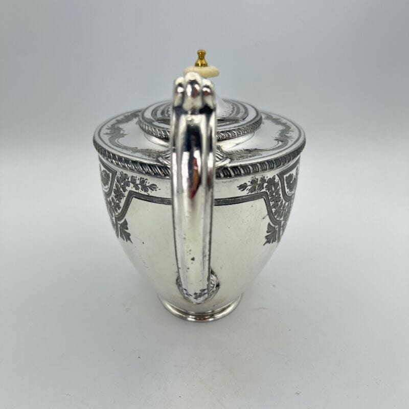 Antica Teiera inglese in argento silver plated sheffield caffettiera epoca 800 E Categoria  Sheffield & Argento