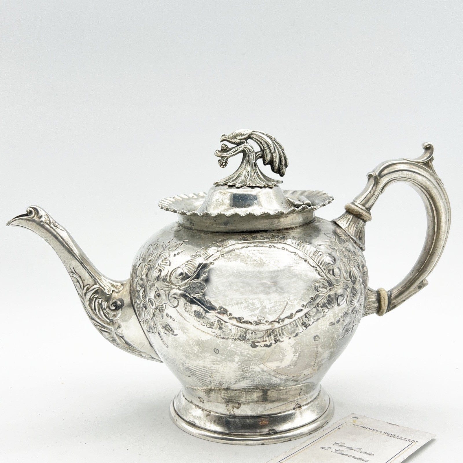 Antica Teiera inglese in argento silver plated sheffield caffettiera epoca 800 G Categoria  Sheffield & Argento