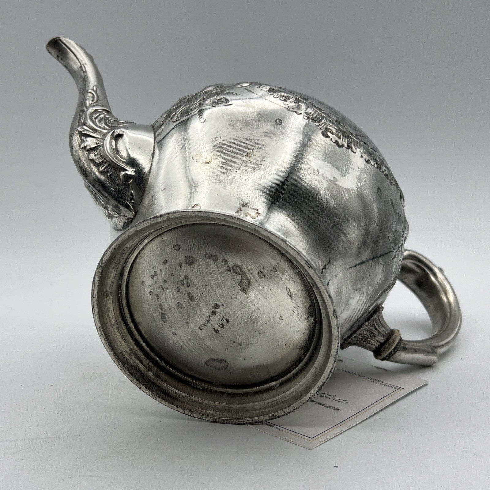 Antica Teiera inglese in argento silver plated sheffield caffettiera epoca 800 G Categoria  Sheffield & Argento