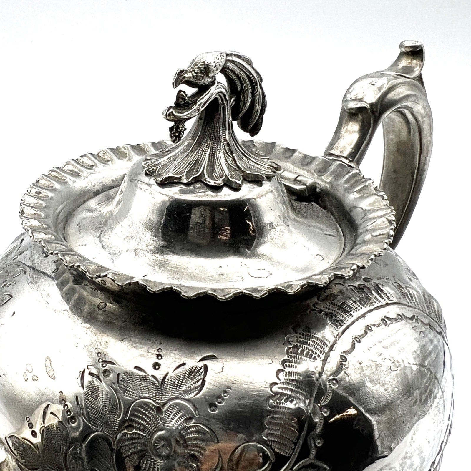 Antica Teiera inglese in argento silver plated sheffield caffettiera epoca 800 G Categoria  Sheffield & Argento
