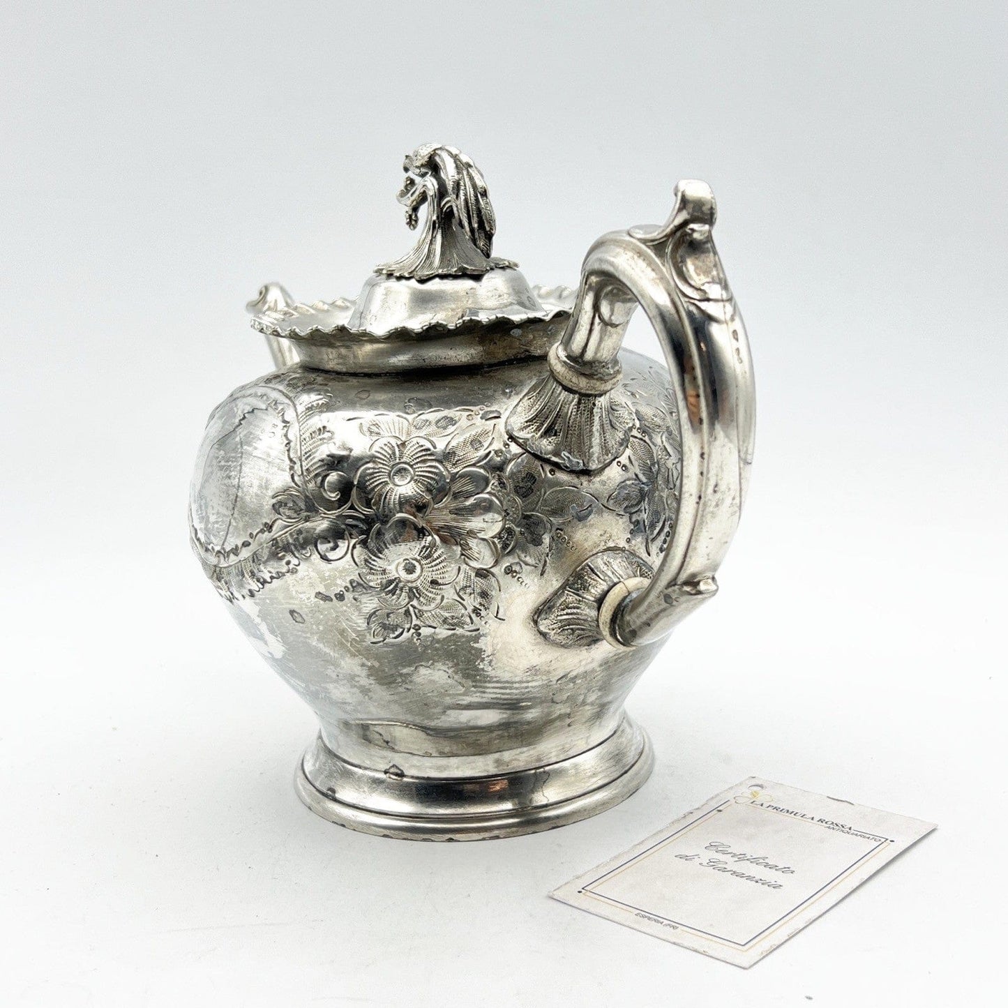 Antica Teiera inglese in argento silver plated sheffield caffettiera epoca 800 G Categoria  Sheffield & Argento