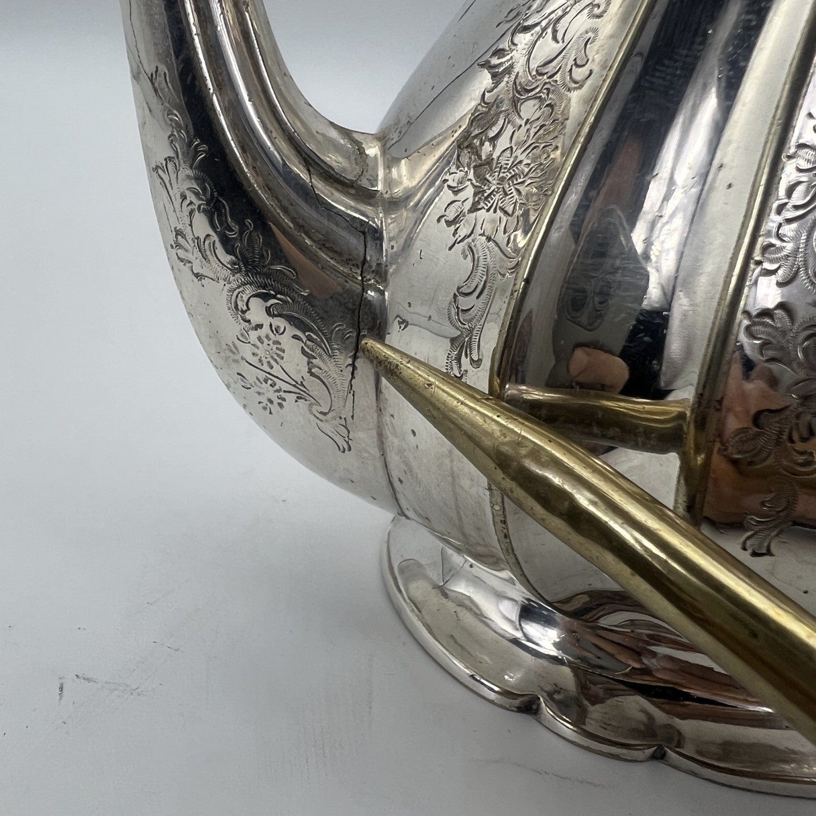 Antica Teiera inglese in argento silver plated sheffield caffettiera epoca 800 W Categoria  Sheffield & Argento