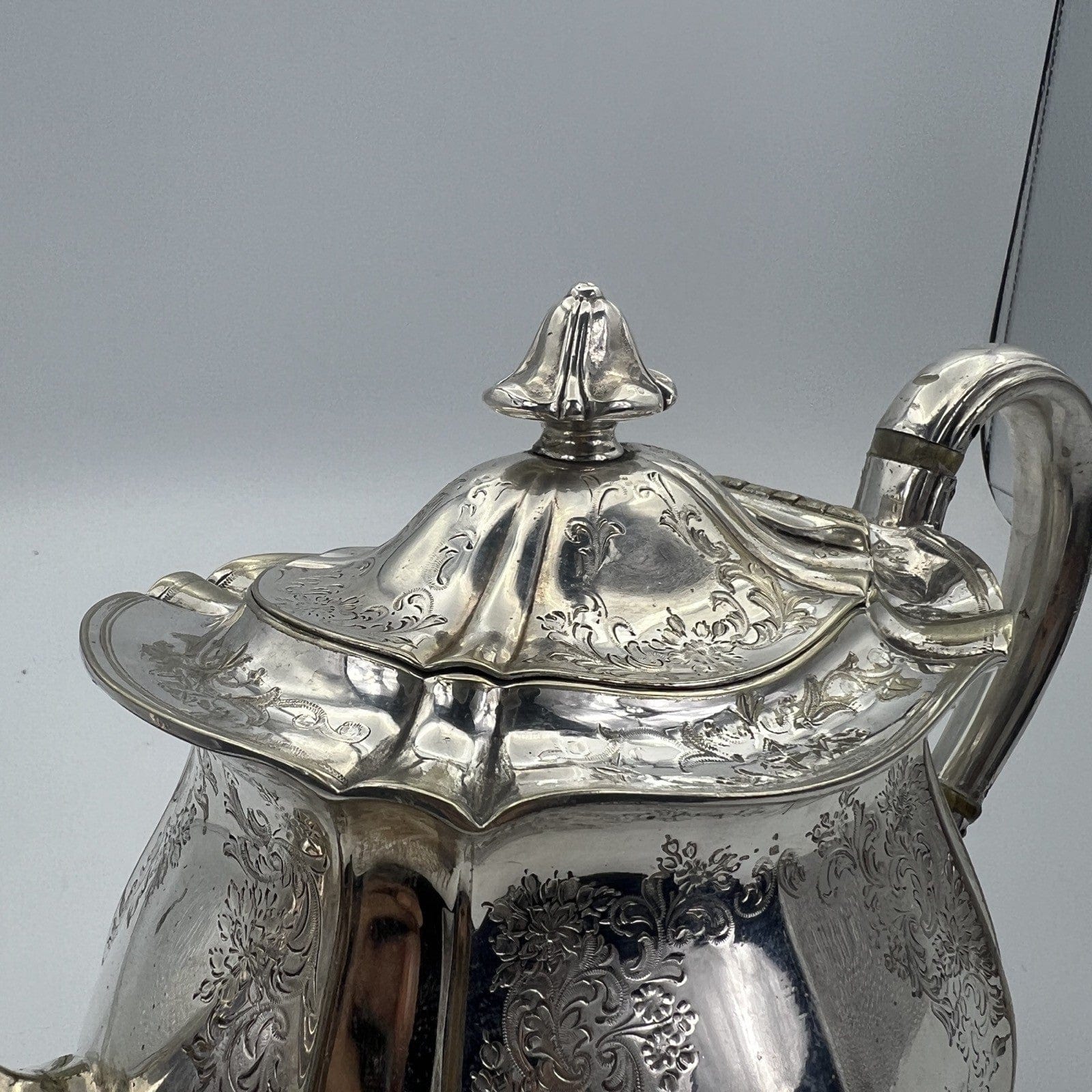 Antica Teiera inglese in argento silver plated sheffield caffettiera epoca 800 W Categoria  Sheffield & Argento
