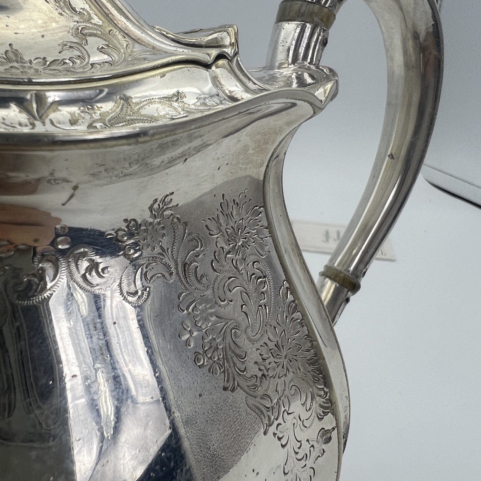 Antica Teiera inglese in argento silver plated sheffield caffettiera epoca 800 W Categoria  Sheffield & Argento