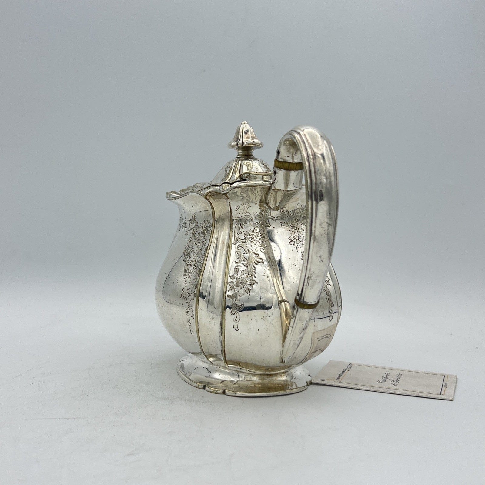 Antica Teiera inglese in argento silver plated sheffield caffettiera epoca 800 W Categoria  Sheffield & Argento