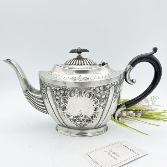 Antica Teiera inglese in argento silver plated sheffield caffettiera epoca 800 Y Categoria  Sheffield & Argento