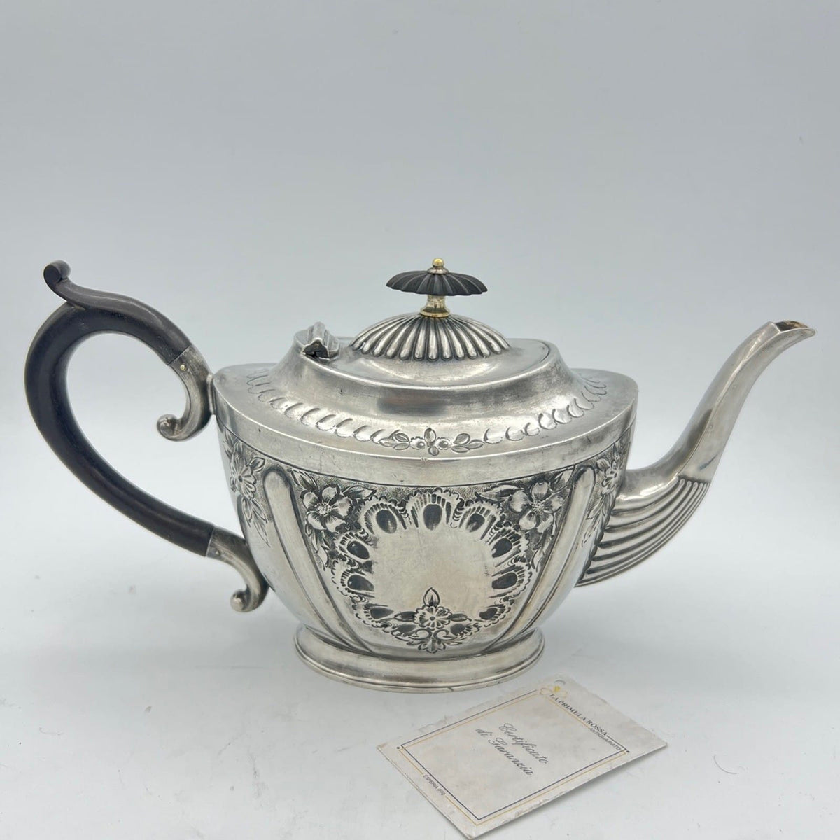 Antica Teiera inglese in argento silver plated sheffield caffettiera epoca 800 Y Categoria  Sheffield & Argento
