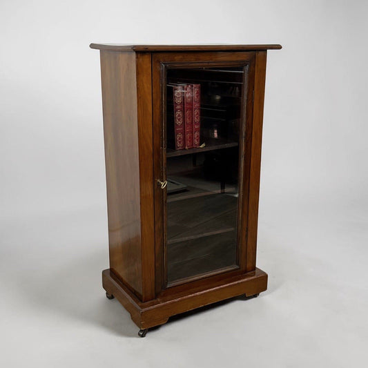 Antica Vetrina piccola cristalliera vetrinetta libreria in legno d' epoca 800 Categoria  Vetrine