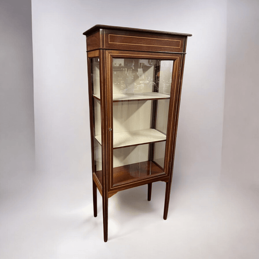 Antica Vetrina piccola cristalliera vetrinetta libreria in legno d' epoca 900 Categoria  Vetrine