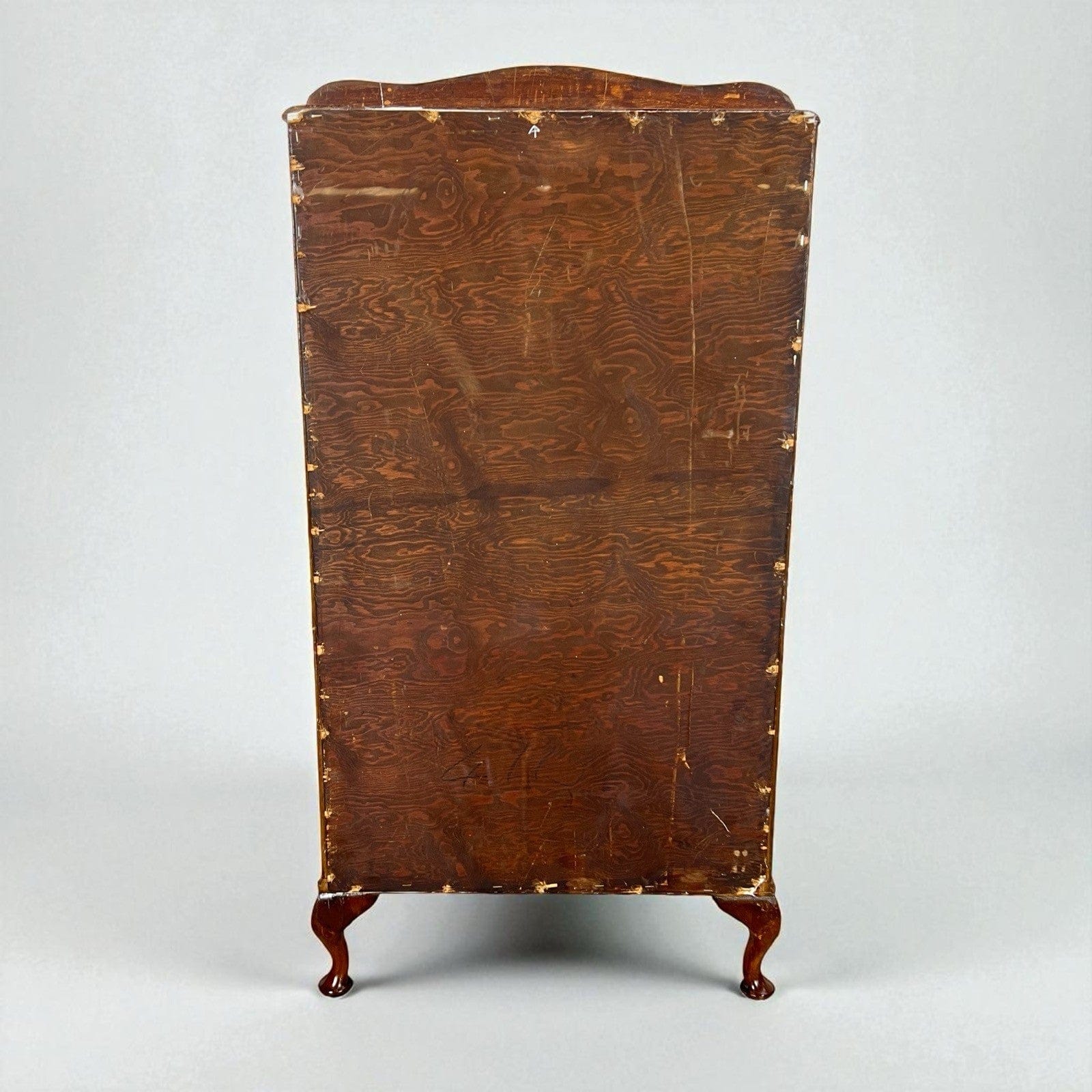 Antica Vetrina piccola cristalliera vetrinetta Stile Art Deco Anni '30 in Noce Categoria  Vetrine