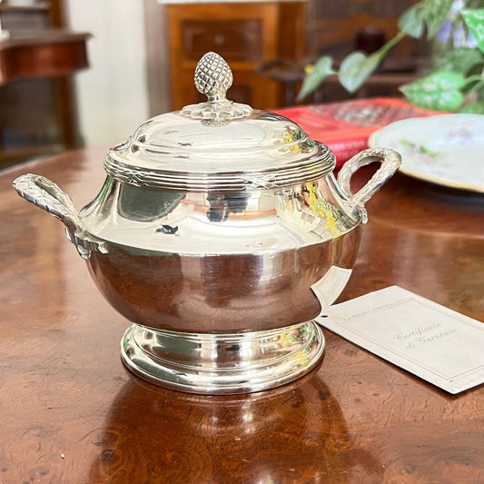 Antica Zuccheriera in argento Placcato Punzonata Christofle Silver Plate ep '800 Categoria  Sheffield & Argento