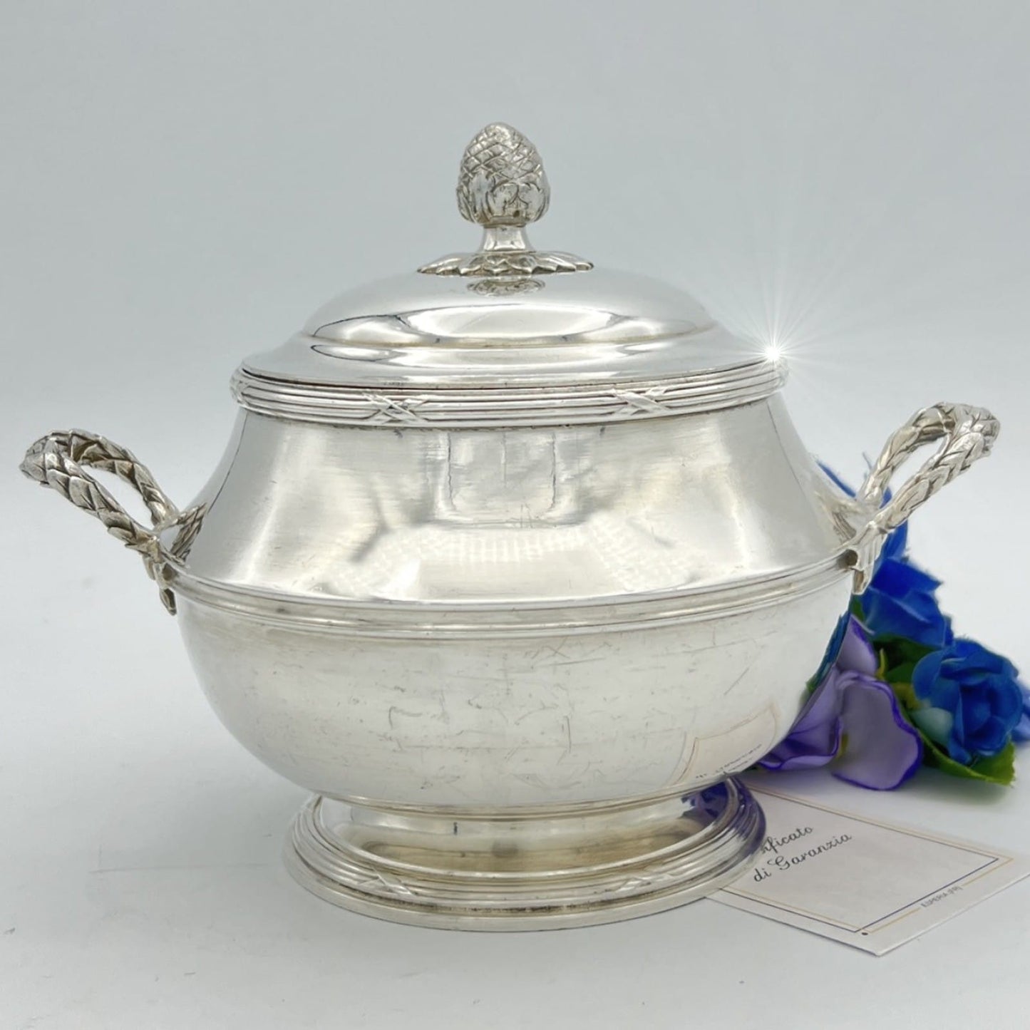 Antica Zuccheriera in argento Placcato Punzonata Christofle Silver Plate ep '800 Categoria  Sheffield & Argento