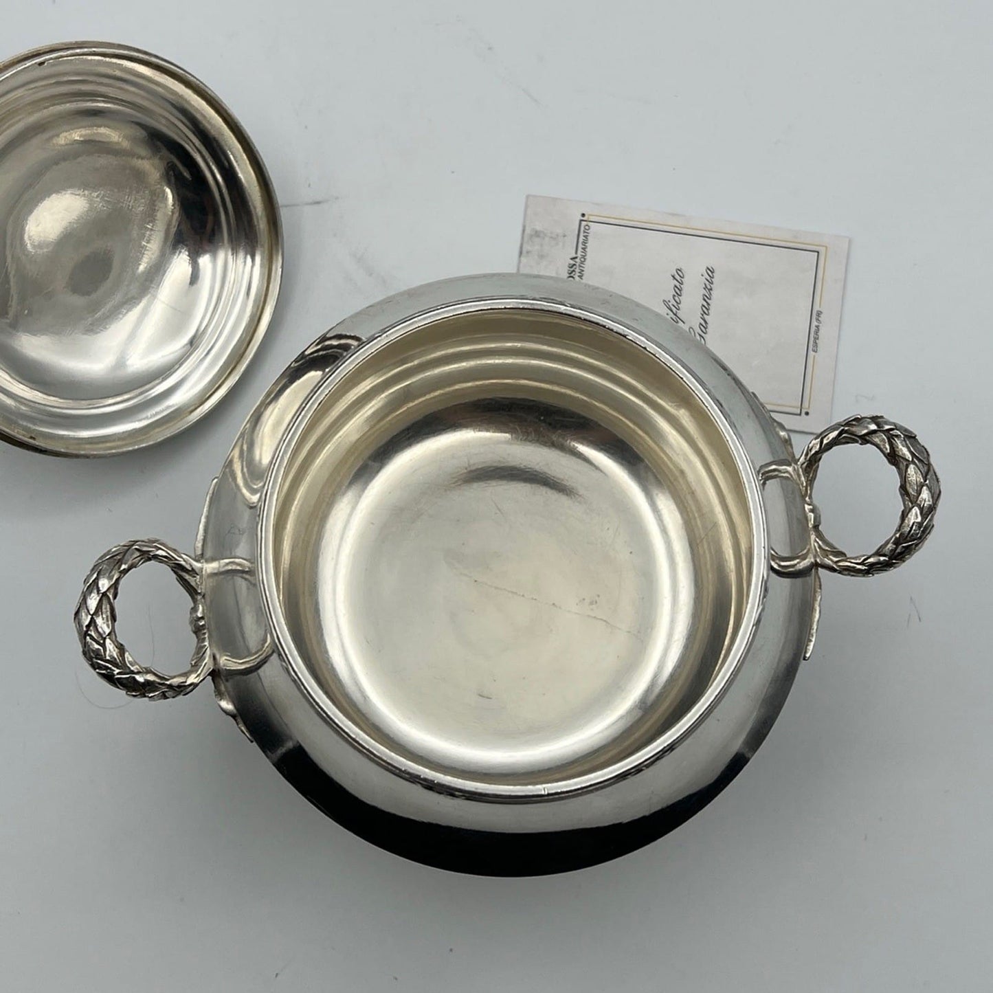 Antica Zuccheriera in argento Placcato Punzonata Christofle Silver Plate ep '800 Categoria  Sheffield & Argento