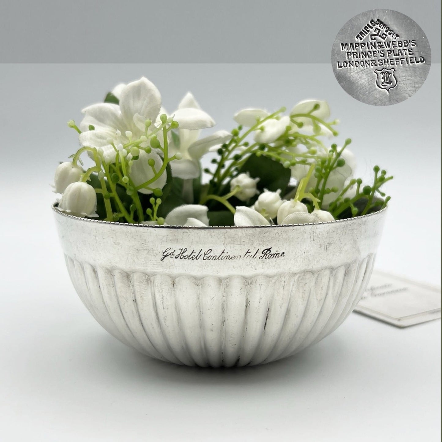 Antica Zuccheriera in argento placcato sheffield inglese ciotola Silver Plated Categoria  Sheffield & Argento