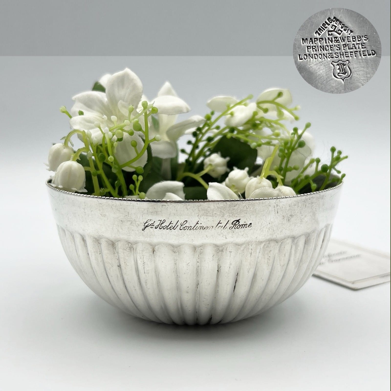 Antica Zuccheriera in argento placcato sheffield inglese ciotola Silver Plated Categoria  Sheffield & Argento
