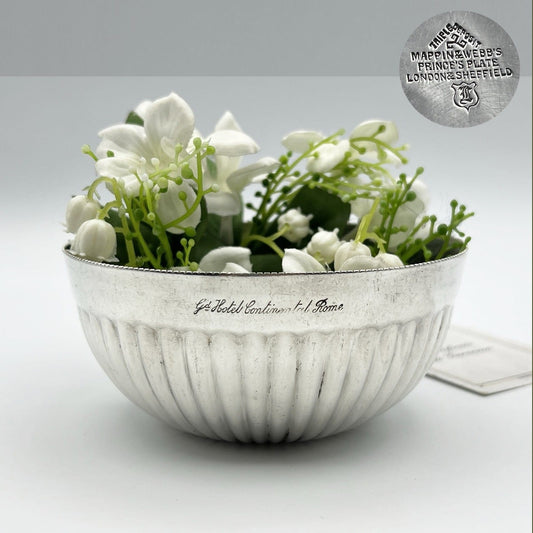 Antica Zuccheriera in argento placcato sheffield inglese ciotola Silver Plated Categoria  Sheffield & Argento