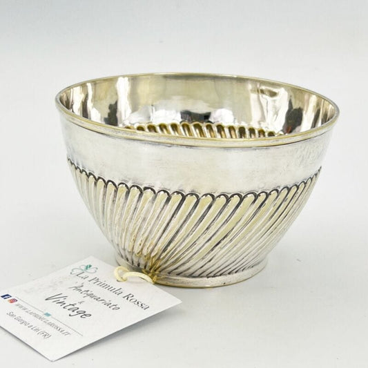 Antica zuccheriera in argento sheffield ciotola in silver plate bowl d'epoca 900 Categoria  Sheffield & Argento