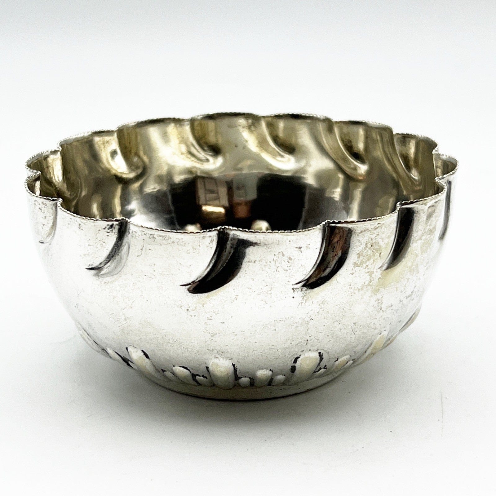 Antica zuccheriera in argento sheffield ciotola porta zollette in silver plate Categoria  Sheffield & Argento