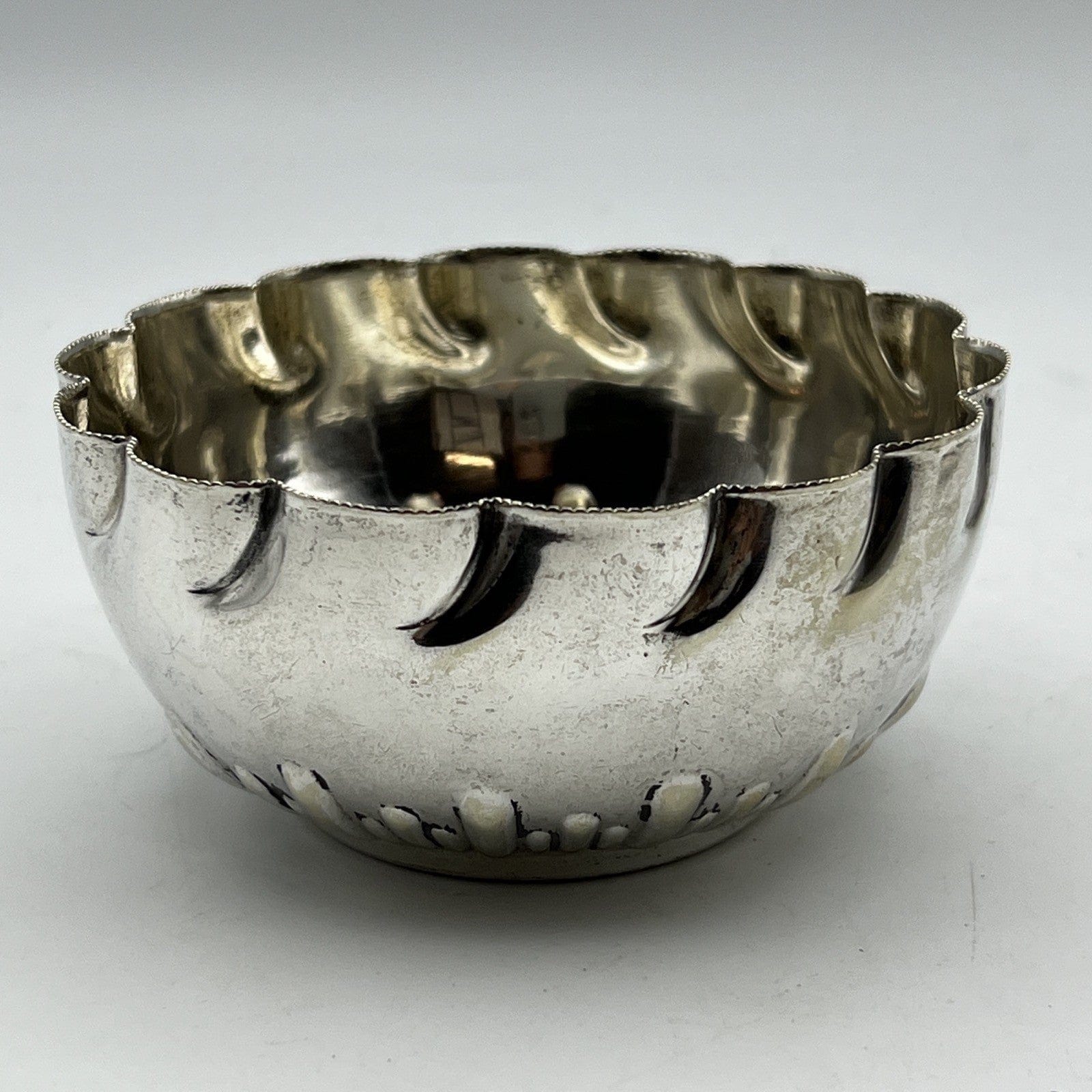 Antica zuccheriera in argento sheffield ciotola porta zollette in silver plate Categoria  Sheffield & Argento